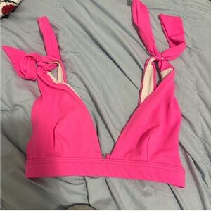 PrettyLittleThing Hot Pink Bikini Top
